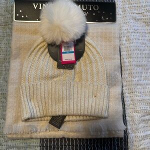 Vince Camuto Beanie/Scarf Set NWT